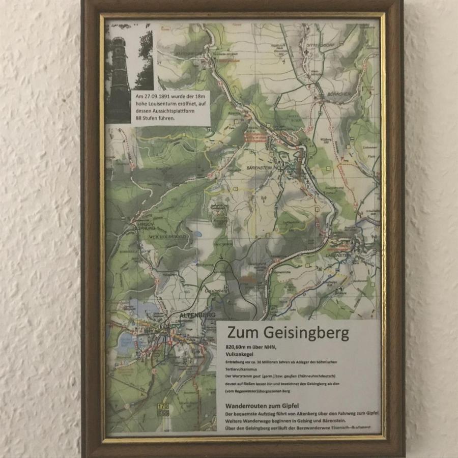 Ferienwohnung Uhlig アルテンベルク エクステリア 写真